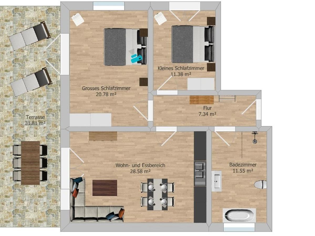 Ferienwohnung Am Park Badenweiler Exteriör bild